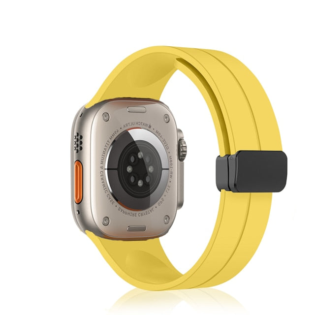 Sleek Magnetic Strap For Apple watch ultra band 44mm 45mm 49mm 40mm 41mm 42mm 38mm 45 mm Series 7 8 se 6 5 3
